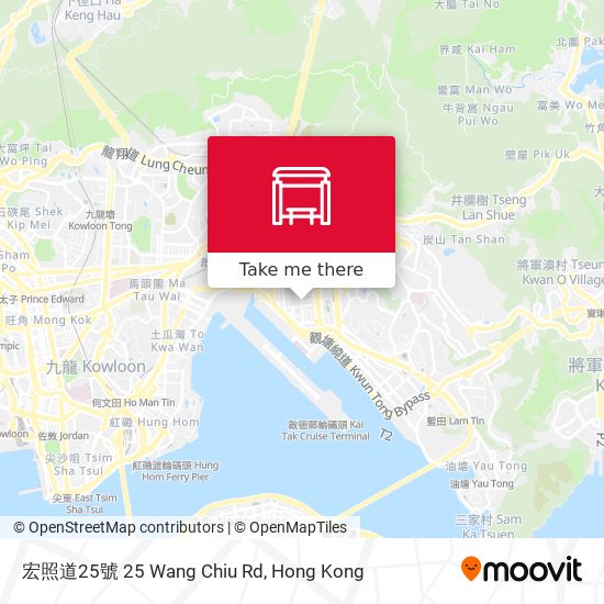 宏照道25號 25 Wang Chiu Rd map