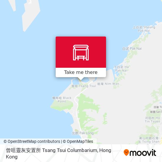 曾咀靈灰安置所 Tsang Tsui Columbarium map