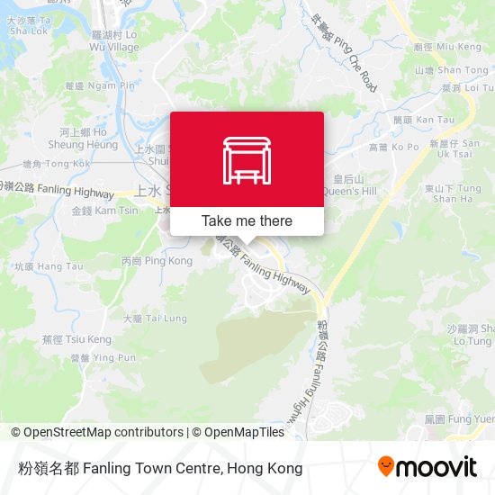 粉嶺名都 Fanling Town Centre map