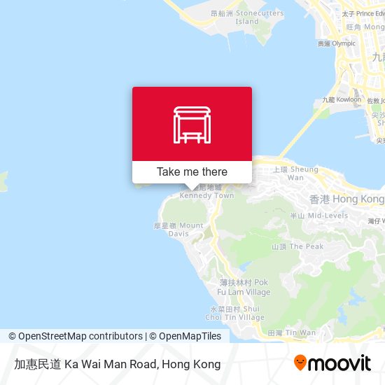 加惠民道 Ka Wai Man Road map