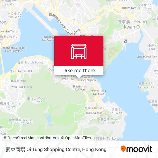 愛東商場 Oi Tung Shopping Centre map