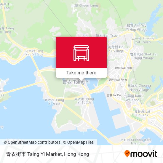 青衣街市 Tsing Yi Market map