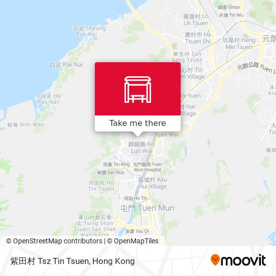 紫田村 Tsz Tin Tsuen map