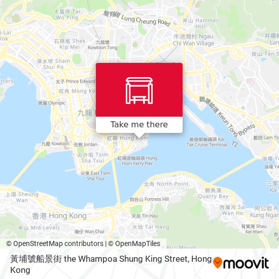 黃埔號船景街 the Whampoa Shung King Street map