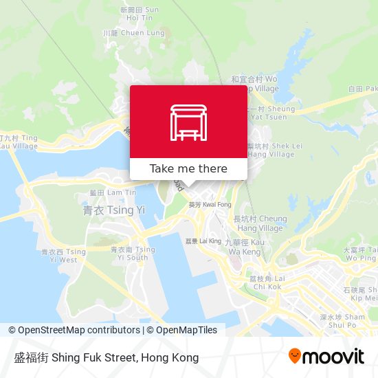 盛福街 Shing Fuk Street map