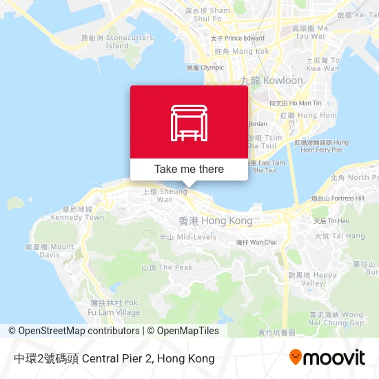 中環2號碼頭 Central Pier 2地圖