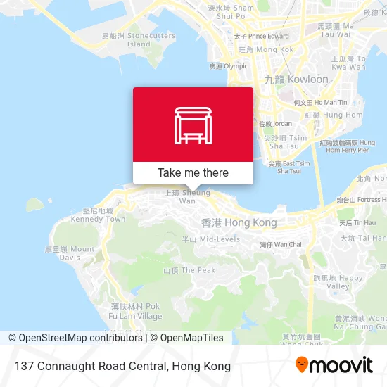 137 Connaught Road Central map