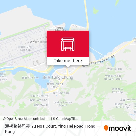 迎禧路裕雅苑 Yu Nga Court, Ying Hei Road map