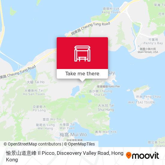 愉景山道意峰 Il Picco, Disceovery Valley Road地圖