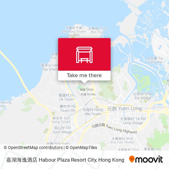 嘉湖海逸酒店 Habour Plaza Resort City map