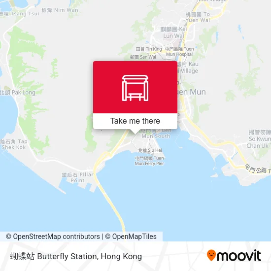 蝴蝶站 Butterfly Station地圖