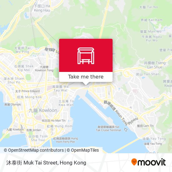 沐泰街 Muk Tai Street map