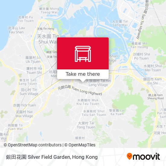 銀田花園 Silver Field Garden map