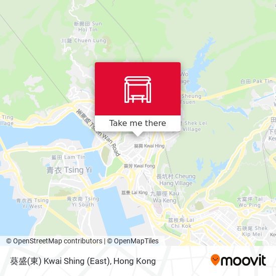 葵盛(東) Kwai Shing (East) map
