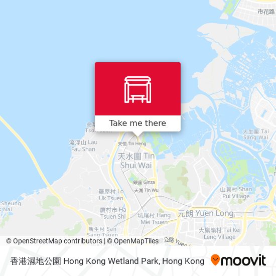 香港濕地公園 Hong Kong Wetland Park map