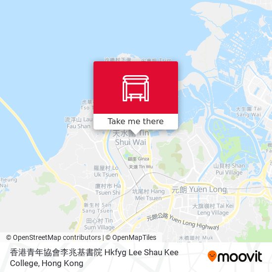 香港青年協會李兆基書院 Hkfyg Lee Shau Kee College map