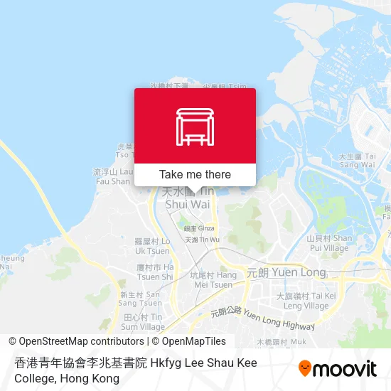 香港青年協會李兆基書院 Hkfyg Lee Shau Kee College地圖