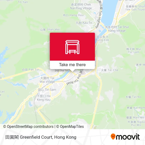 田園閣 Greenfield Court地圖