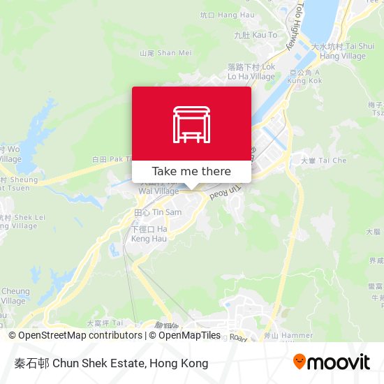秦石邨 Chun Shek Estate map