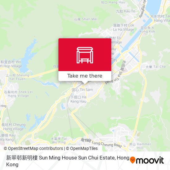 新翠邨新明樓 Sun Ming House Sun Chui Estate map