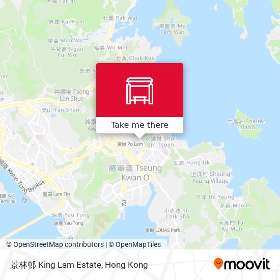 景林邨 King Lam Estate map