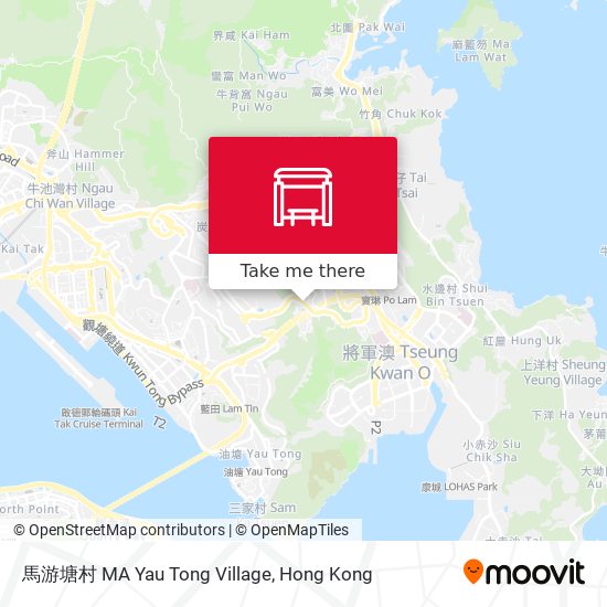 馬游塘村 MA Yau Tong Village map