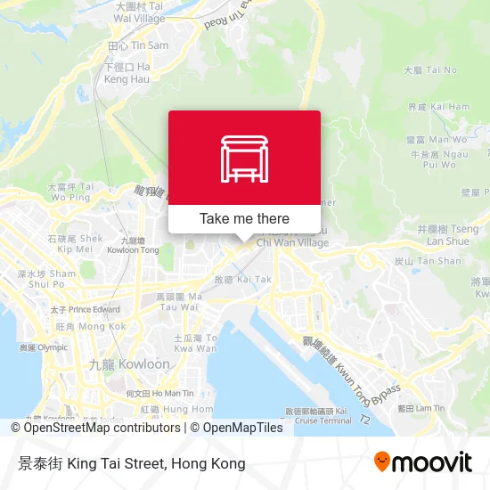景泰街 King Tai Street map