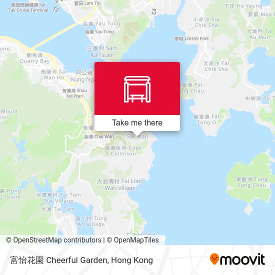 富怡花園 Cheerful Garden map