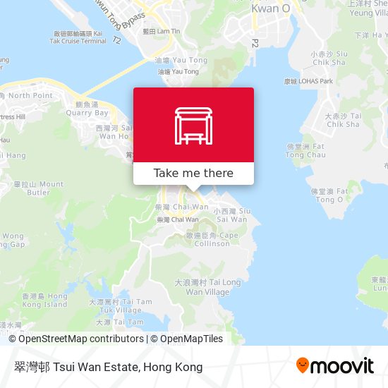 翠灣邨 Tsui Wan Estate map