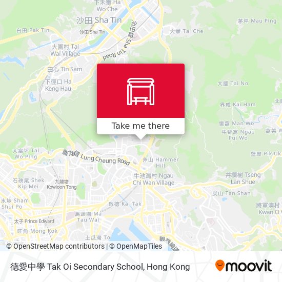 德愛中學 Tak Oi Secondary School map