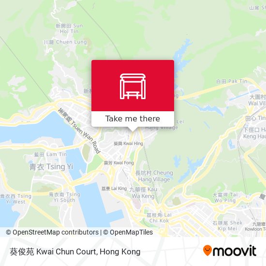 葵俊苑 Kwai Chun Court map