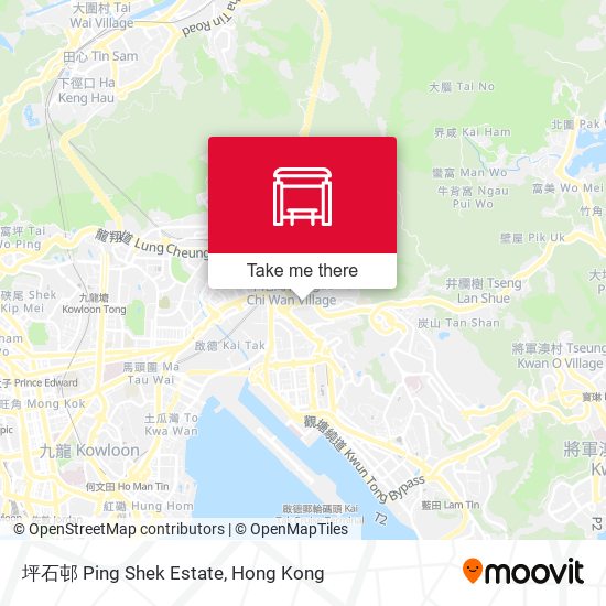 坪石邨 Ping Shek Estate map