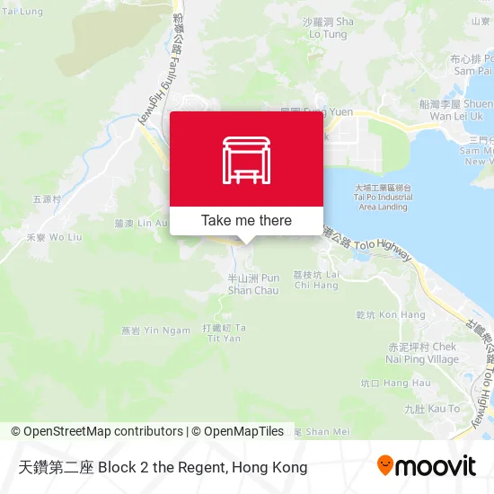 天鑽第二座 Block 2 the Regent地圖