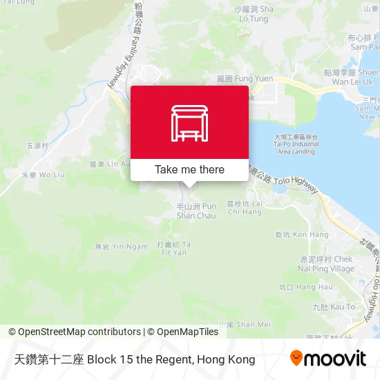 天鑽第十二座 Block 15 the Regent map