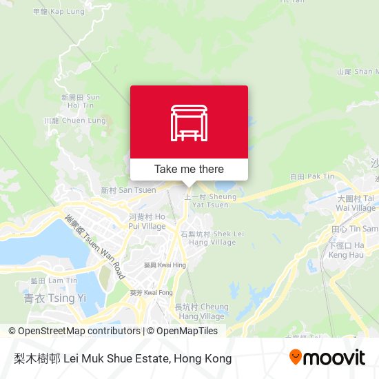 梨木樹邨 Lei Muk Shue Estate map