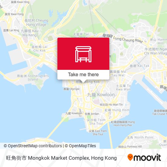 旺角街市 Mongkok Market Complex map