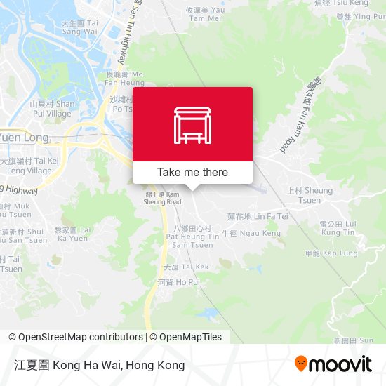 江夏圍 Kong Ha Wai map