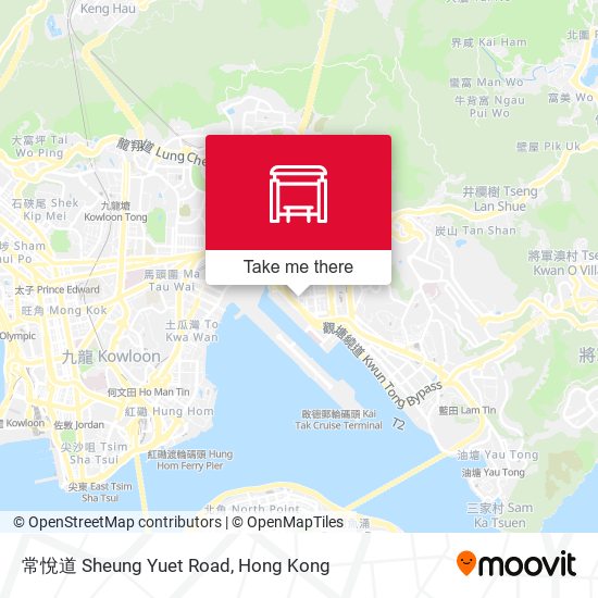常悅道 Sheung Yuet Road地圖