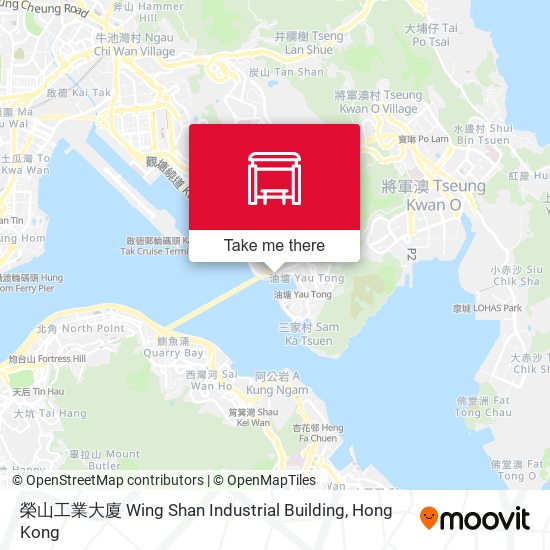 榮山工業大廈 Wing Shan Industrial Building map