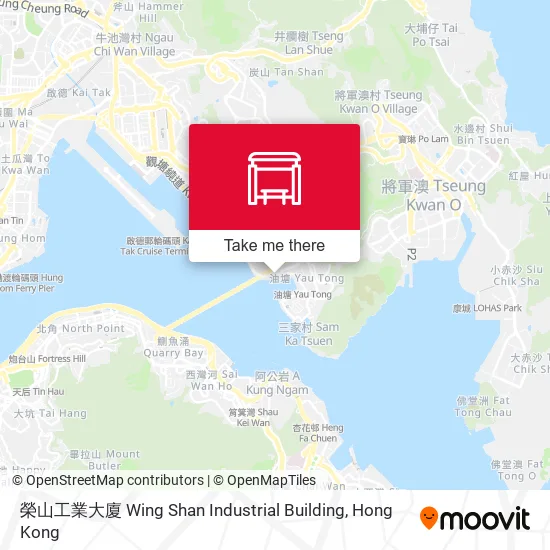 榮山工業大廈 Wing Shan Industrial Building map
