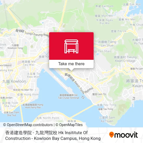 香港建造學院 - 九龍灣院校 Hk Insititute Of Construction - Kowloon Bay Campus map