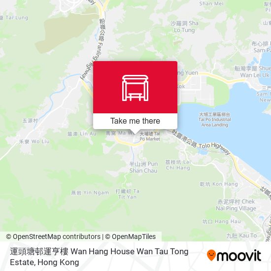 運頭塘邨運亨樓 Wan Hang House Wan Tau Tong Estate map