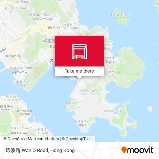 環澳路 Wan O Road map