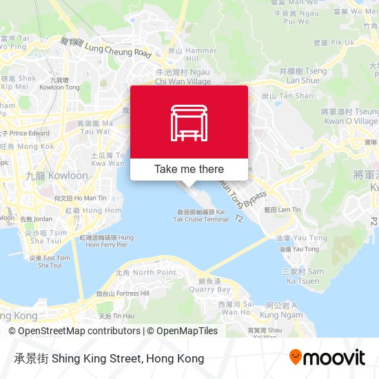 承景街 Shing King Street map