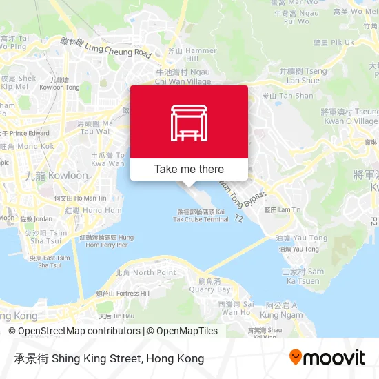 承景街 Shing King Street map