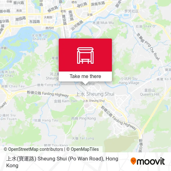 上水(寶運路) Sheung Shui (Po Wan Road) map