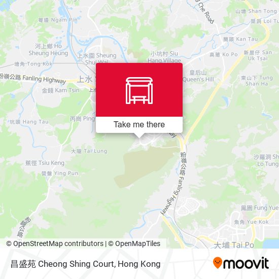 昌盛苑 Cheong Shing Court map