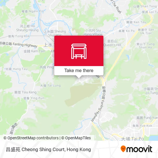 昌盛苑 Cheong Shing Court map