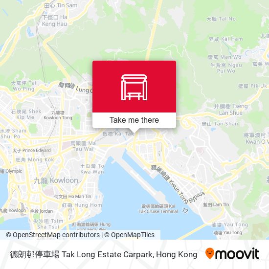 德朗邨停車場 Tak Long Estate Carpark map