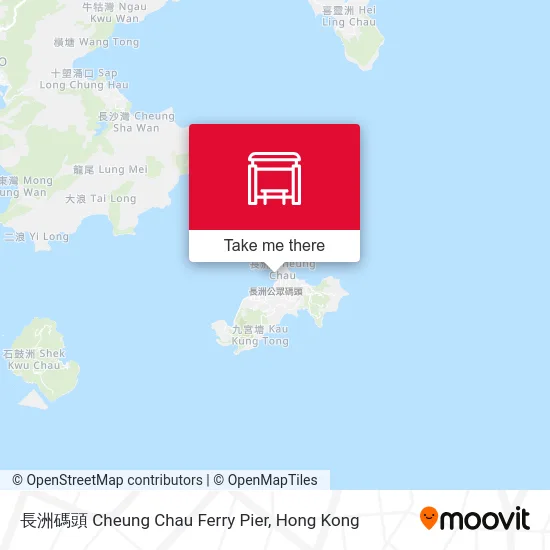 長洲碼頭 Cheung Chau Ferry Pier map